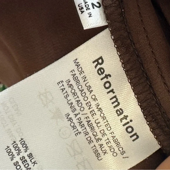 Reformation Chocolate Brown Maxi Dress - Picture 6 of 6